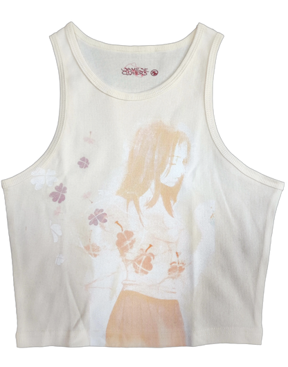 “FORTUNE FABLE” CROPPED TANK TOP