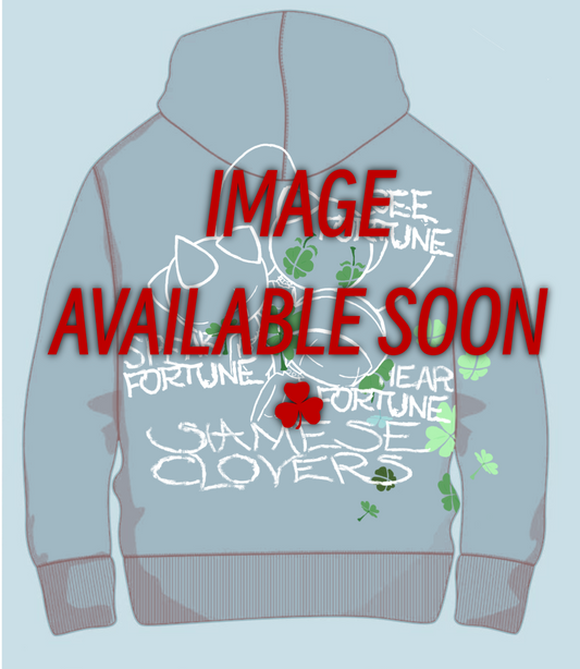 THREE WISE CLOVERS ZIP-UP HOODIE